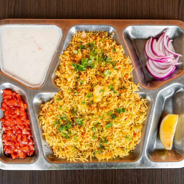 Vegetable Biryani.