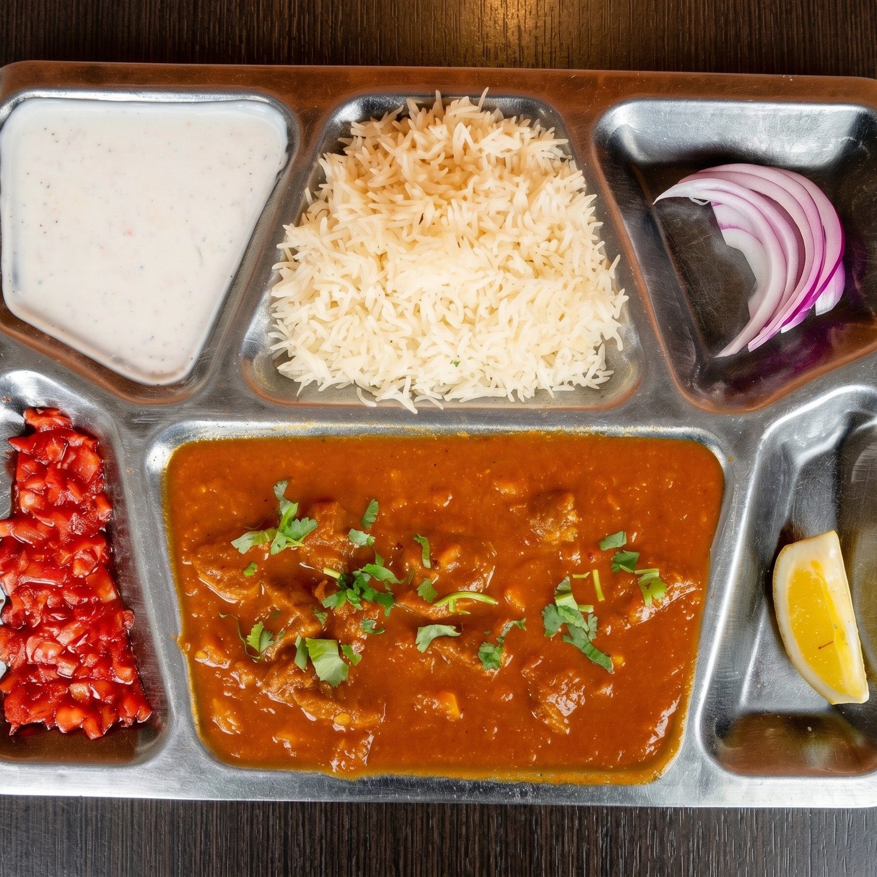 Dhaba Special Lamb Curry.