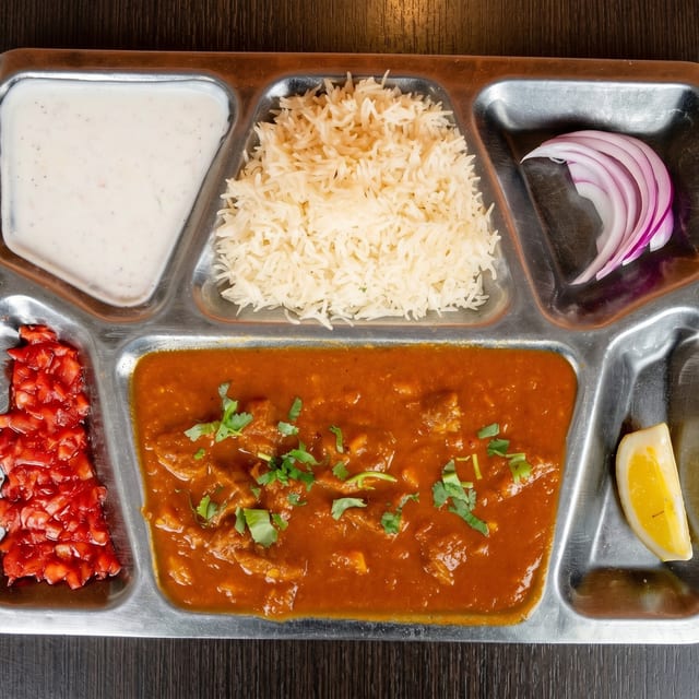 Dhaba Special Lamb Curry.