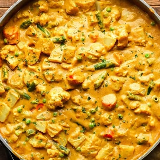 Vegetable Korma.